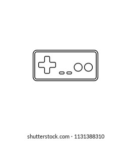 gaming console icon. Element of cybersport icon for mobile concept and web apps. Thin line gaming console icon can be used for web and mobile