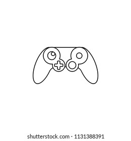 gaming console icon. Element of cybersport icon for mobile concept and web apps. Thin line gaming console icon can be used for web and mobile