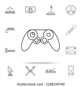 gaming console icon. gaming icons universal set for web and mobile