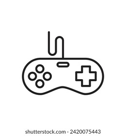 gaming console icon on white background