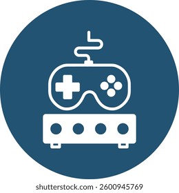 Gaming Console illustration with isolated background 