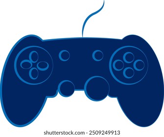 Gaming console joystick design vector