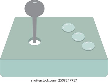 Vetor de design de joystick de console de jogos