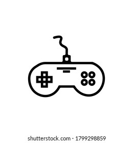 Gaming console sign. Joystick icon