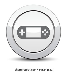 Gaming console vector icon. Controller icon