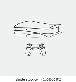 gaming console video game vector icon fun