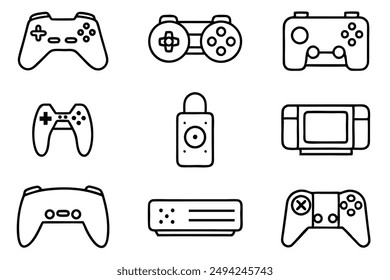 Gaming Consoles Minimalist Line Art Illustration Techniques Guide