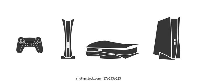 gaming consoles vector icon video games next generation