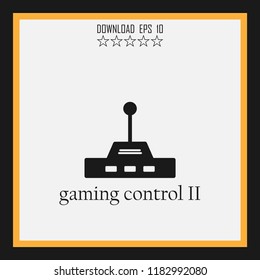 gaming control II vector icon