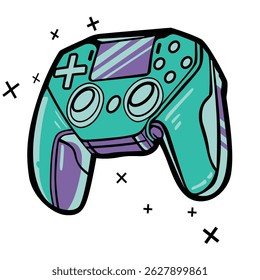Gaming Controller Graphic Vector for Printing