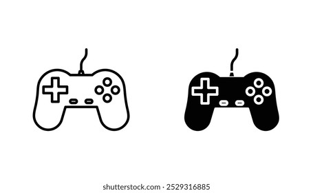 Gaming controller icon concept. Stock vector