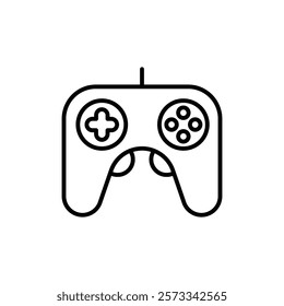 Gaming Controller Icon Flat fill set collection