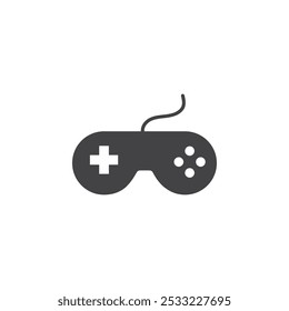 Gaming Controller Icon Flat simple outline set