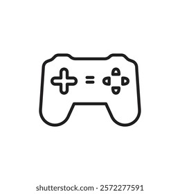 Gaming Controller Icon Flat vector set outline