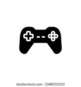 Gaming controller icon Flat vector set outline