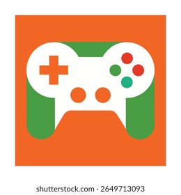 Ícone do controlador de jogos para interfaces móveis e de aplicativos