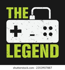 Gaming Design Can Use For t-shirt, Hoodie, Mug, Bag etc. Best Gift idea for game Lover.