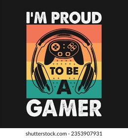 Gaming Design Can Use For t-shirt, Hoodie, Mug, Bag etc. Best Gift idea for game Lover.
