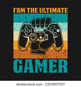 Gaming Design Can Use For t-shirt, Hoodie, Mug, Bag etc. Best Gift idea for game Lover.