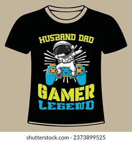 Gaming  design  for t-shirt, cards, frame artwork, bags, mugs, stickers, tumblers, phone cases, print etc.