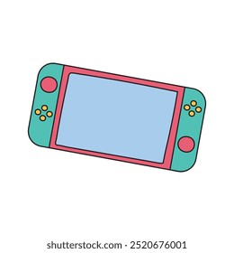Gaming Doodle - Vector único 08