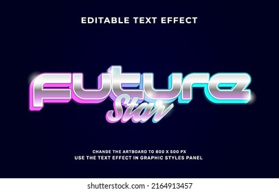 Gaming editable text effect template