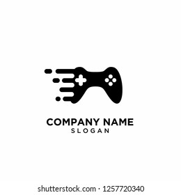 gaming fast digital logo icon designs vector
