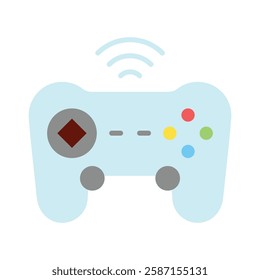 Gaming flat color, mini illustration icon. use for modern concept, print, UI, UX kit, web and app development. Vector EPS 10, related to entertainment, festival, funfair and hobbies.