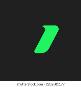 Gaming font for video game logo and headline. Bold futuristic letters with sharp angles and green outline. Tilted sharp font on black background. Modern Vector typography design with metal texture.