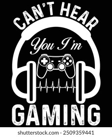 gaming funny unique T-shirt design