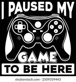 gaming funny unique T-shirt design