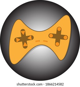 Gráfico vectorial del logotipo Gamepad de juegos
