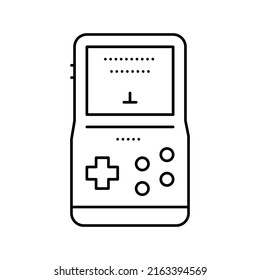 gaming geek line icon vector. gaming geek sign. isolated contour symbol black illustration