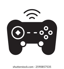 Gaming glyph, mini illustration icon. use for modern concept, print, UI, UX kit, web and app development. Vector EPS 10, related to entertainment, festival, funfair and hobbies.