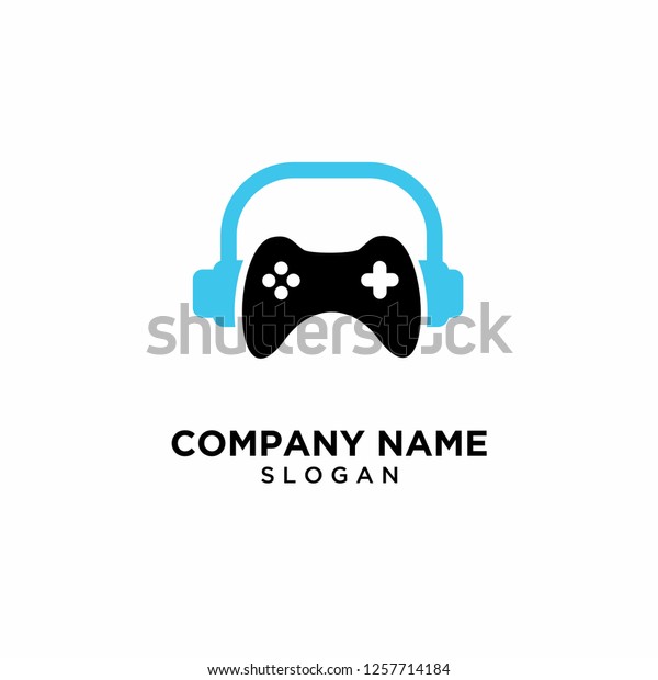 Gaming Headset Logo Icon Designs Vector Stock Vector (Royalty Free