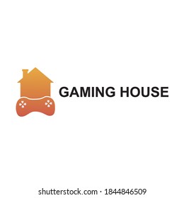Gaming house template logo design