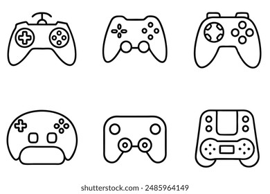 Gaming Icons Line Art Illustration Original and Inspiring Styles