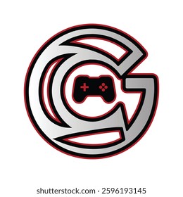 Gaming Inspired Monogram Logo Vector