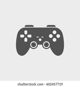 Gaming joystick, controller. Console icon