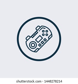 Gaming Joystick icon. Controller Single Icon