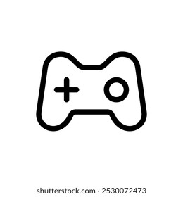 Ícone de linha de joystick de jogos para aplicativos e Web