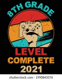 Gaming Level Up T-shirt Design