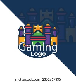 Gaming logo boy joystick Vintage colored video game modern professional Logo template for gaming