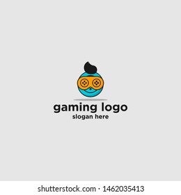 gaming logo charachter logo vector