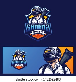 gaming logo design vector illustration