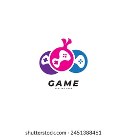 gaming logo icon vector template