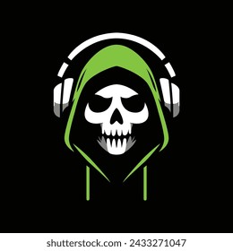 Gaming Logo Skull Hacker Sports Logo Gaming Logo Hackers