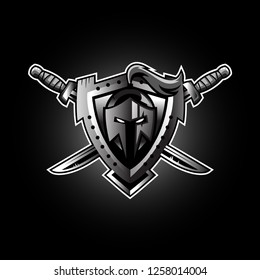 Gaming logo template: War Knight