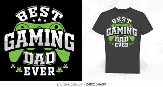 Gaming Lover Funny Vintage Game T-shirt Design