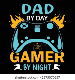 Gaming Lover Quotes Typography T-Shirt Design, Posters, Greeting Cards, Textiles, and Sticker Vector Illustration, T shirt design